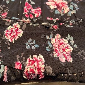 MINI FLORAL LACeFIT AND FLARE DRESS